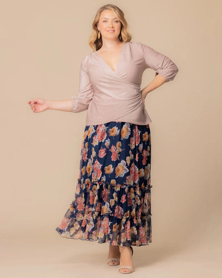 Isla Tiered Mesh Maxi Skirt – Sale!