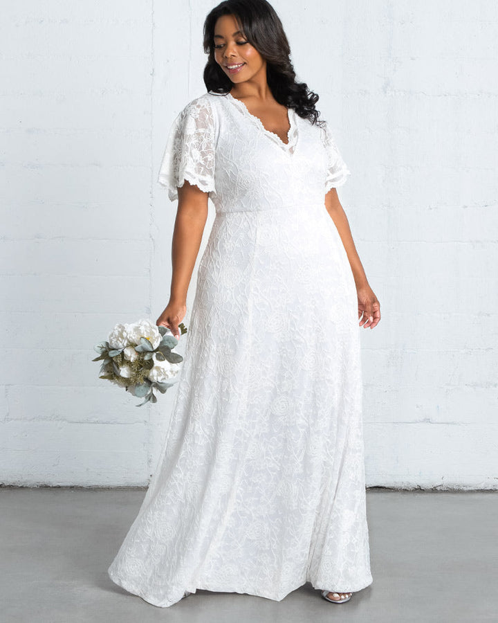 Blissful Lace Wedding Gown - Sale!