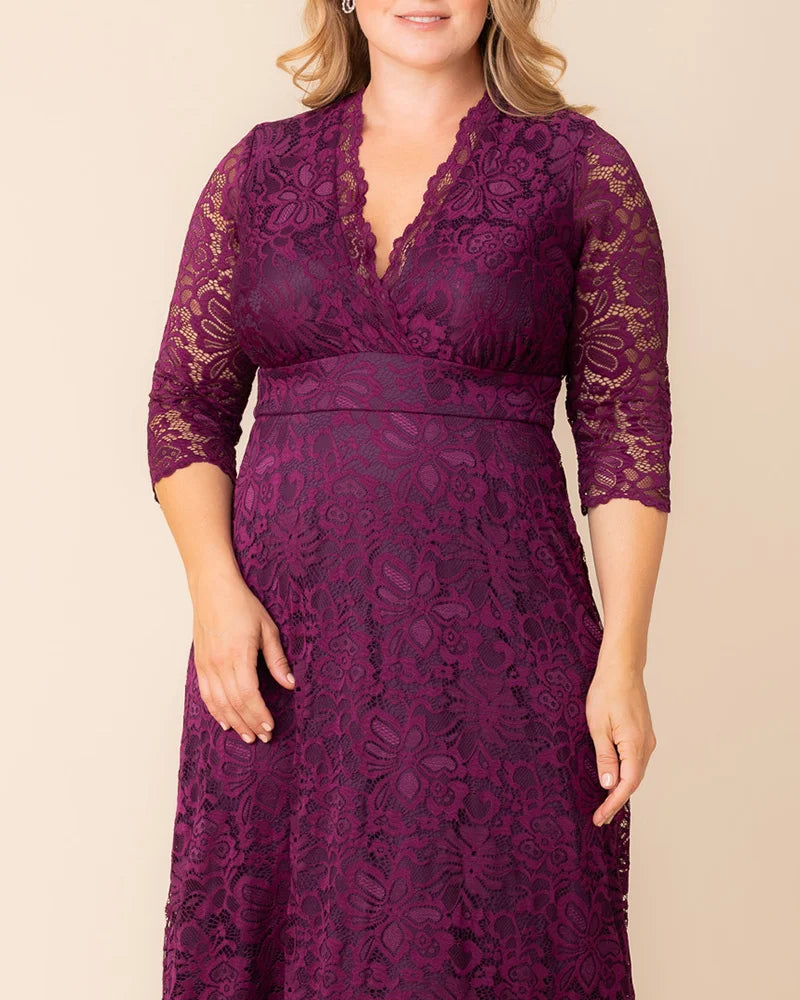Maria Lace Evening Gown