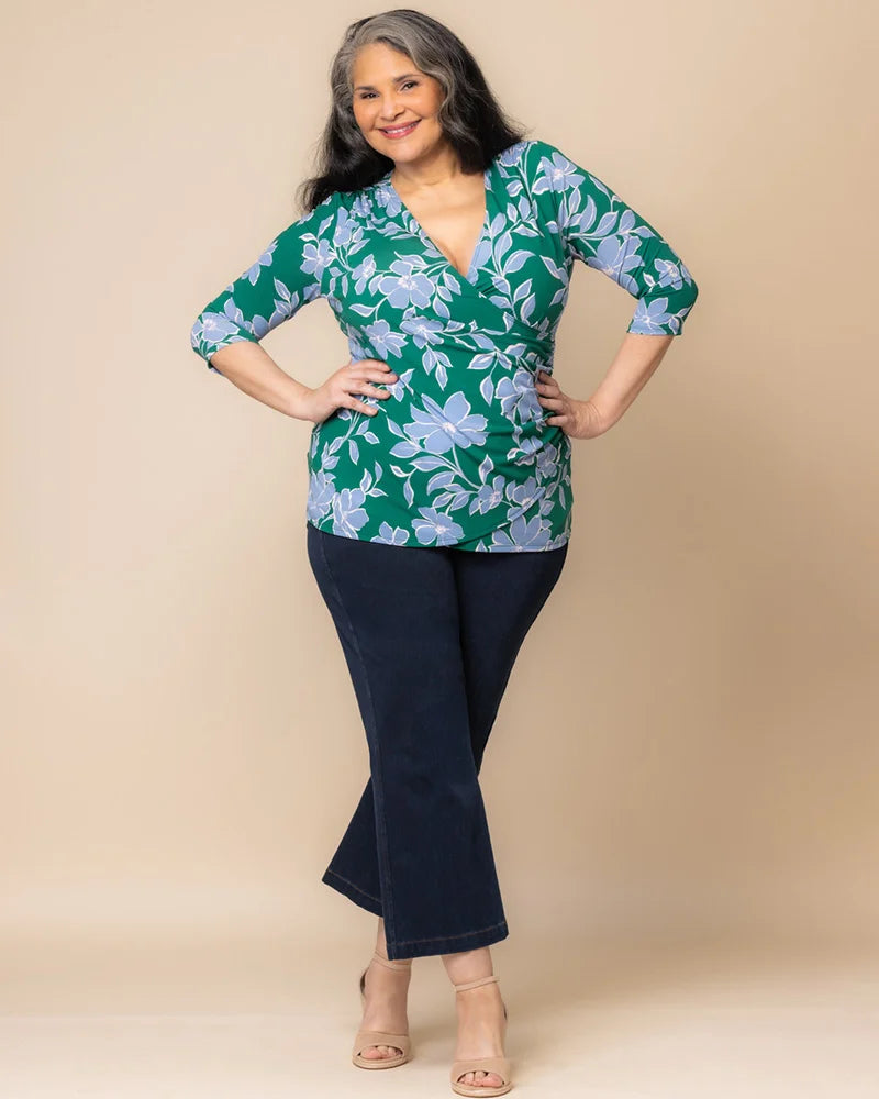 Femme Fatale Faux Wrap Top