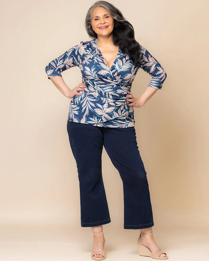 Femme Fatale Faux Wrap Top