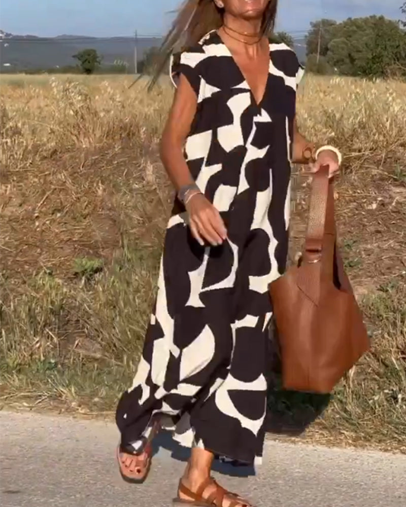 Kendall - Relaxed Abstract Dress
