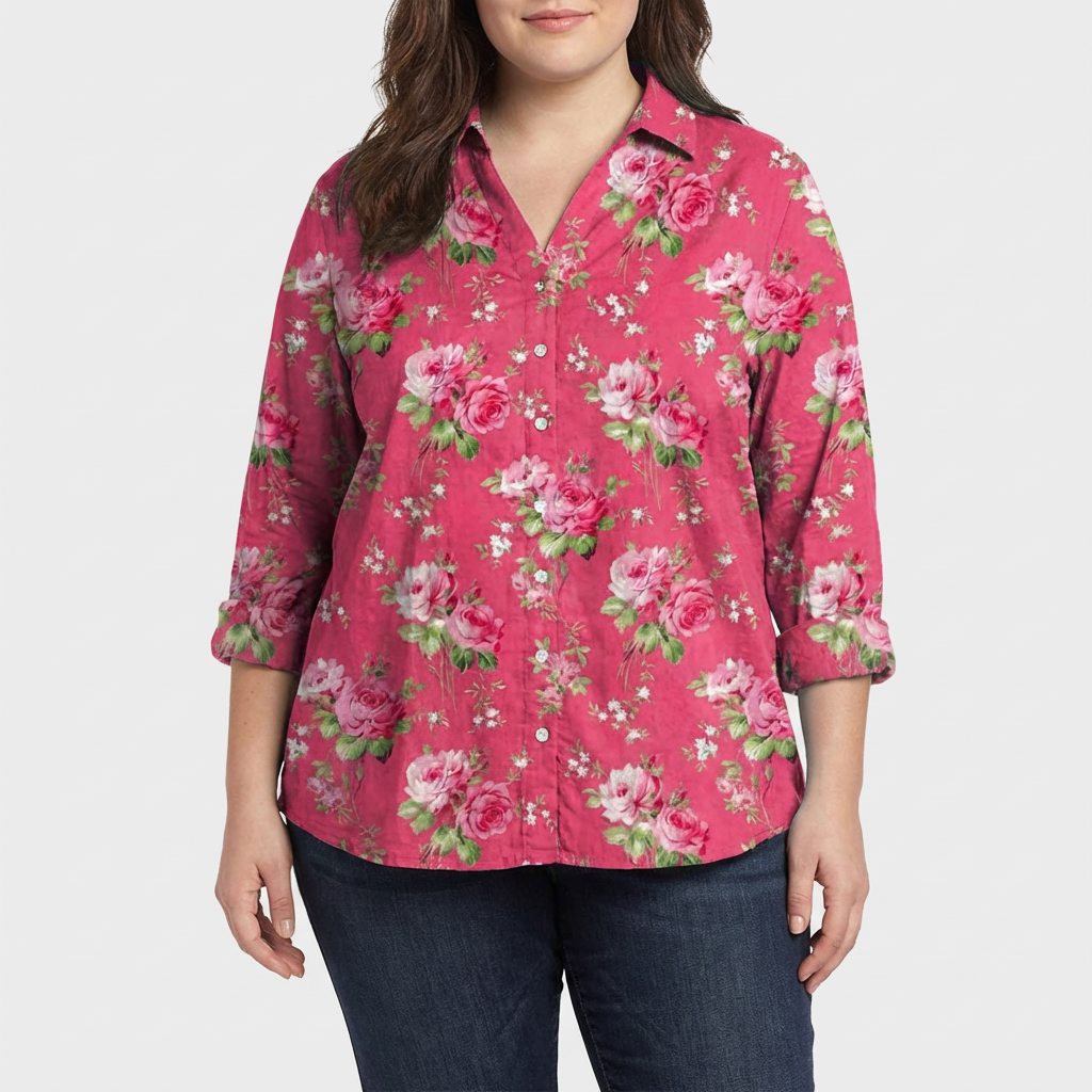 Soraya | Elegant Linen Summer Blouse