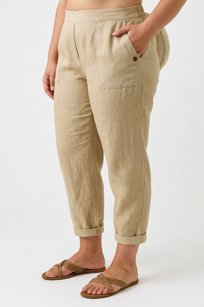 Ingrid | Stylish Trousers With Side Pockets