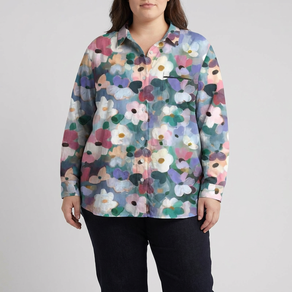 Iona | Elegant Linen Summer Blouse