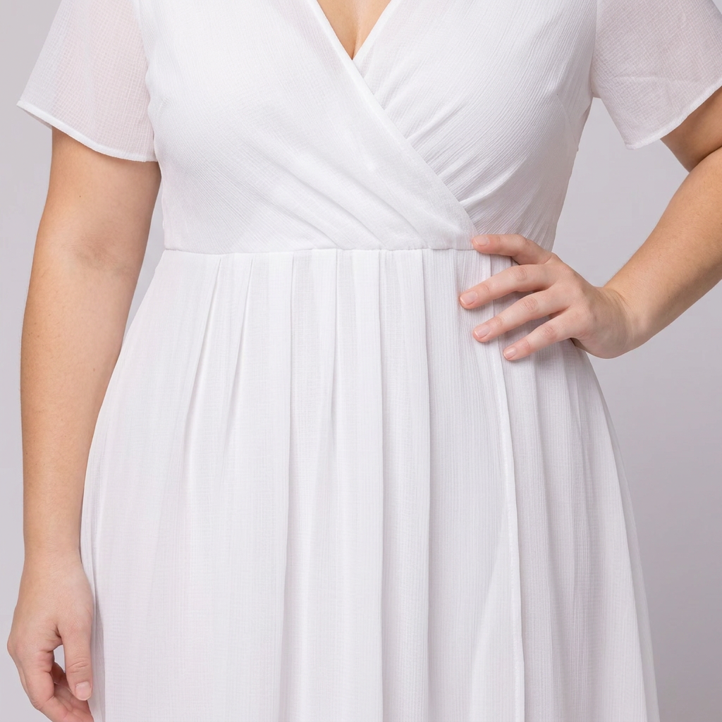 Palermo Lace Faux Wrap Cocktail Dress