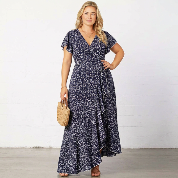 Floral Wrap Maxi Dress - Sale!