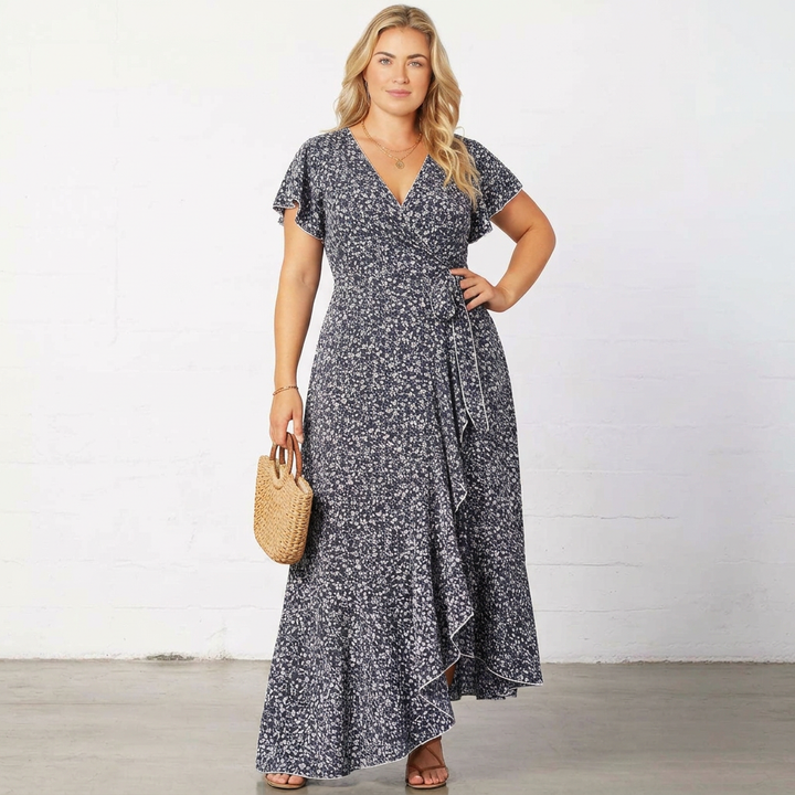 Floral Wrap Maxi Dress - Sale!