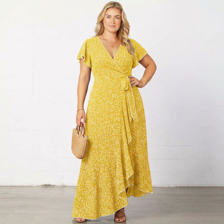 Floral Wrap Maxi Dress - Sale!
