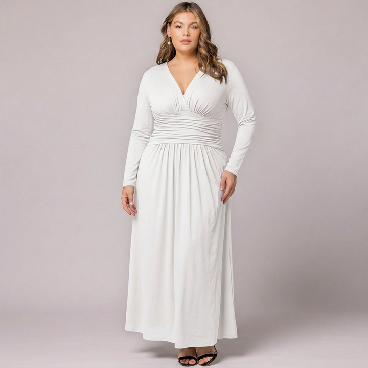 Jemma Ruched Tie Dress