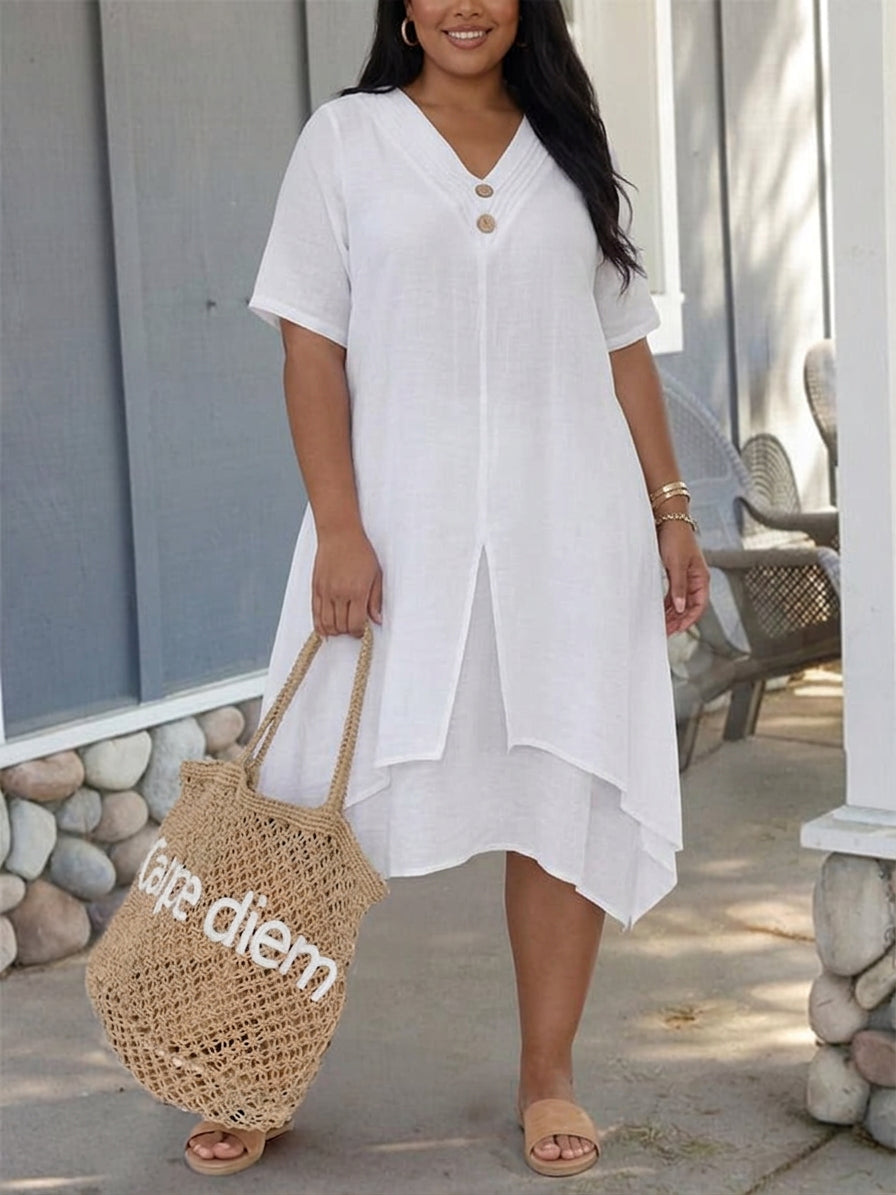 Cerys - Button Breeze Dress