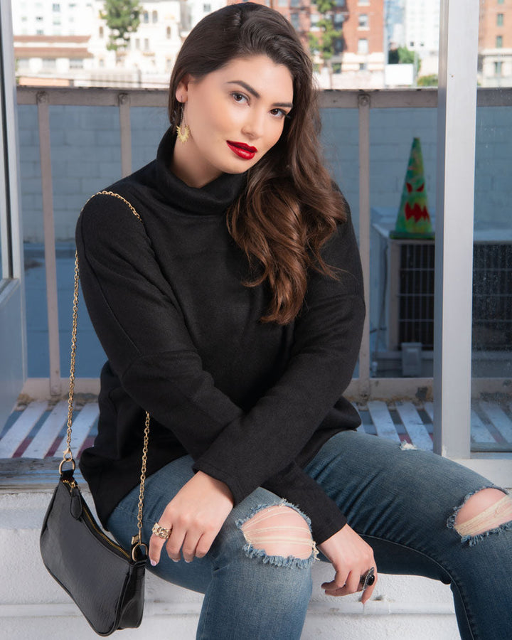 Paris Turtleneck Tunic Jumper