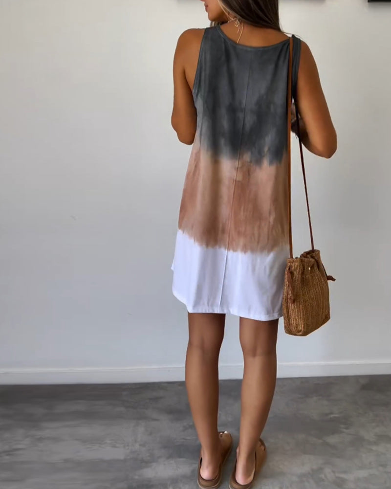 Vionette - Casual Gradient Dress
